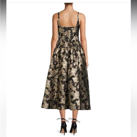 NWT Antonio Melani Morgan
Sleeveless Square Neck
Jacquard A-Line Midi Dress - Picture 2 of 16